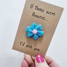 Load image into Gallery viewer, If Mums were flowers - Pocket Hug - Crochet keepsake - Best Efforts
