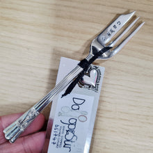 Load image into Gallery viewer, Cake love - Stamped Cake Fork - stamped fork - Dollop and Stir