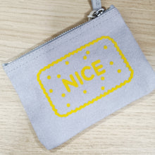 Load image into Gallery viewer, Zip Purse - Biscuit - Custard Cream / Bourbon / Nice - Organic cotton - various colours - 44 Ideas