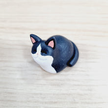 Load image into Gallery viewer, Loaf Cat - Polymer Clay - Cat Keepsake Decoration - Pins and Noodles