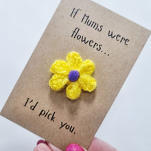 Load image into Gallery viewer, If Mums were flowers - Pocket Hug - Crochet keepsake - Best Efforts