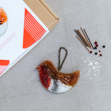 Load image into Gallery viewer, Make at Home Fused Glass Kit - Robin - DIY kit - Twice Fired