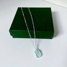 Load image into Gallery viewer, Sea Glass Necklace - Satellite Chain - Sterling Silver - various colours - Fayth Seaglass