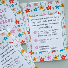 Load image into Gallery viewer, The Self Care Workbook - A Dose of Reminders - activities, prompts, daily check ins