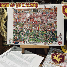 Load image into Gallery viewer, Mackem Mishmash – The History of Sunderland AFC in One Image - Nostalgia Print - The Mishmash Man