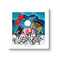 Load image into Gallery viewer, Print - Top of the Flocks - Sheep Puns - Top of the Pops - Mervyn Tay Art