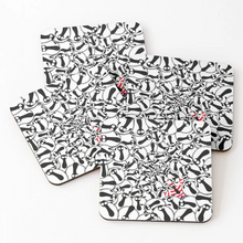 Load image into Gallery viewer, Coaster - Where's Woolly? - Sheep Puns - Where's Wally - Mervyn Tay Art