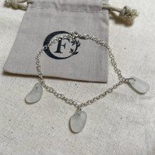 Load image into Gallery viewer, Sea Glass Bracelet - Sterling Silver - various colours - Fayth Seaglass