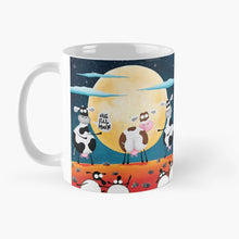 Load image into Gallery viewer, Ceramic Mug - The Full Moo'n - Cow Puns - Mervyn Tay Art
