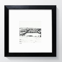 Load image into Gallery viewer, Harewood House - Pencil Drawn Illustration - 2 sizes available - Square Print - Carbon Art