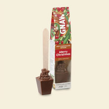 Load image into Gallery viewer, Hot Chocolate Stirrer - Merry Christmas Festive Milk Chocolate Stirrer - GNAW Chocolate