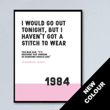 Load image into Gallery viewer, Song Lyrics Print - This Charming Man - The Smiths - JAM Artworks
