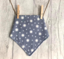 Load image into Gallery viewer, Glow in the dark bandana bib - Dribble Bib - Festive outfit - Sewn by Sarah