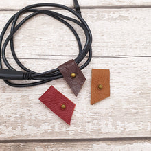 Load image into Gallery viewer, Leather Cable Tidy/Cable Clips - Set of 3 - Shadow Craft