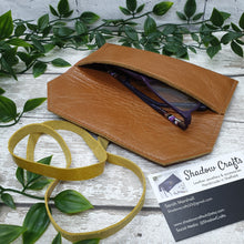 Load image into Gallery viewer, Leather Glasses case - Shadow Crafts - reusable gift idea