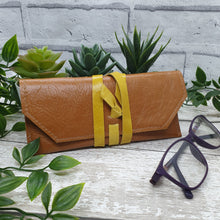 Load image into Gallery viewer, Leather Glasses case - Shadow Crafts - reusable gift idea