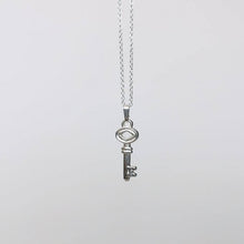 Load image into Gallery viewer, Sterling Silver Key necklace - Maxwell Harrison Jewellery - gift idea