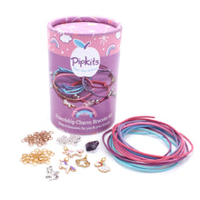 Load image into Gallery viewer, Unicorn Friendship Charm Bracelet kit - Children's Jewellery Making Kit - Pipkits