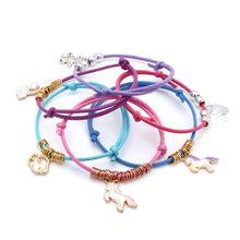 Load image into Gallery viewer, Unicorn Friendship Charm Bracelet kit - Children's Jewellery Making Kit - Pipkits
