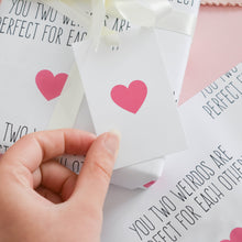 Load image into Gallery viewer, You two weirdos are perfect for each other Gift Wrap - Purple Tree Designs