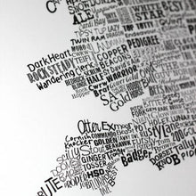 Load image into Gallery viewer, Map of the British Ales - A3 Print - Rich Storey Designs