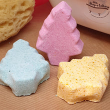 Load image into Gallery viewer, Tree Wishes Mini Christmas Tree Bath Bombs - Little Shop of Lathers - handmade bath treat - Christmas gift ideas