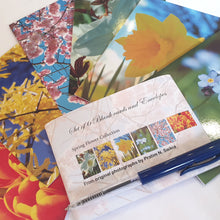 Load image into Gallery viewer, Flower/Floral themed notecard pack - Paperweight Products - set of 6 notelets