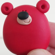 Load image into Gallery viewer, Bear - polymer clay pebble pets - LittleBigNose - animal lovers