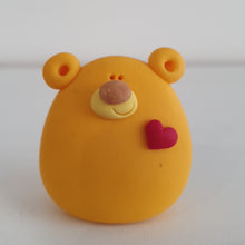 Load image into Gallery viewer, Bear - polymer clay pebble pets - LittleBigNose - animal lovers