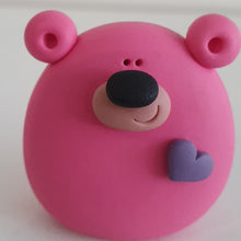 Load image into Gallery viewer, Bear - polymer clay pebble pets - LittleBigNose - animal lovers