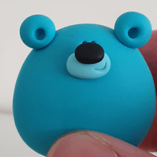 Load image into Gallery viewer, Bear - polymer clay pebble pets - LittleBigNose - animal lovers