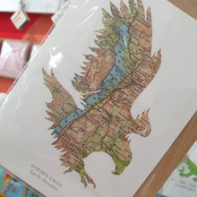 Load image into Gallery viewer, Vintage Map silhouette cards - Yorkshire and Leeds - Studio Seven