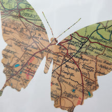 Load image into Gallery viewer, Vintage Map silhouette cards - Yorkshire and Leeds - Studio Seven