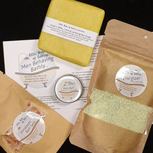 Load image into Gallery viewer, Men Behaving Bathly Gift Set - bath and body gift for men - Little Shop of Lathers