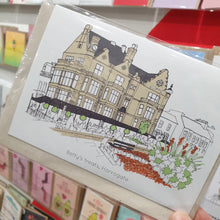 Load image into Gallery viewer, Bettys Tearoom Greetings Card - Harrogate - Accidental Vix Prints - Yorkshire illustrations