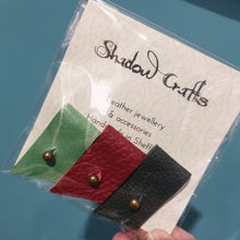 Load image into Gallery viewer, Leather Cable Tidy/Cable Clips - Set of 3 - Shadow Craft