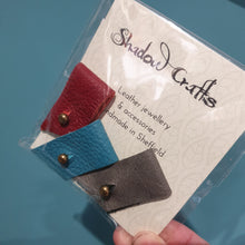 Load image into Gallery viewer, Leather Cable Tidy/Cable Clips - Set of 3 - Shadow Craft