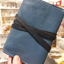 Load image into Gallery viewer, Leather covered notebook - Shadow Crafts - recycled Leather - stationery lovers