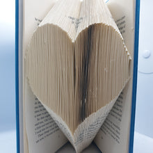 Load image into Gallery viewer, Folded Book Art - Large Heart - Paperweight Products