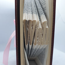 Load image into Gallery viewer, Folded Book Art - Wish - Paperweight Products - gift idea