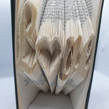 Load image into Gallery viewer, Folded Book Art - Love - Paperweight Products - gift idea