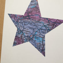Load image into Gallery viewer, Vintage Map silhouette cards - Yorkshire and Leeds - Studio Seven