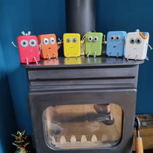 Load image into Gallery viewer, Scraplet - Medium - Princess Diana, P.I. - Wood robot figure