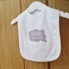 Load image into Gallery viewer, Yorkshire themed new baby gift set - Yorkshire Born and Bred - Olive Made