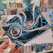 Load image into Gallery viewer, Otters Greeting Card - Rach Red Designs