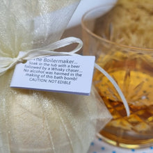 Load image into Gallery viewer, Luxury Bath Bomb - The Boilermaker - Little Shop of Lathers - Man Sized Bath Bombs for Man Sized Bathing!