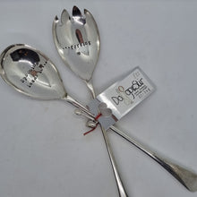 Load image into Gallery viewer, Spooning leads to Forking - stamped spoon set - Dollop and Stir
