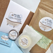 Load image into Gallery viewer, You're GIN-credible! - pampering bath and body gift set - Puns - Gin Lovers - Little Shop of Lathers