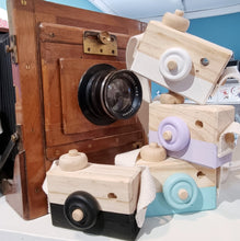 Load image into Gallery viewer, Wooden toy camera - Children's gift idea - Summer Fun