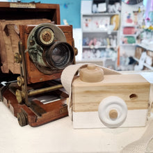 Load image into Gallery viewer, Wooden toy camera - Children's gift idea - Summer Fun